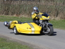 Yamaha V-max Gespann mit Sauer 2-Sitzer Wing-Racer Seitenwagen