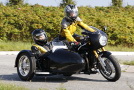 Triumph Thruxton 1200 R mit Meteor Seitenwagen - Schwenkerumbau - Sitz