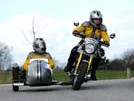 Norton Commando 961 Sport/SE - Schwenker-Gespann mit Seitenwagen Meteor
