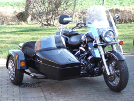 Yamaha 1600 Wild Star mit dem 1-Sitzer Spatz
