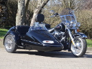 Harley Davidson Heritage Softail mit dem 1,5 Sitzer Bruno