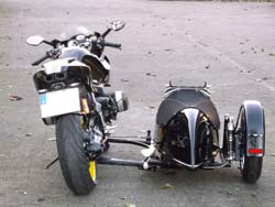 BMW R1200S Schwenkerumbau mit Meteor